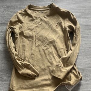 Polo by Ralph Lauren Kids Tan Long Sleeve Tee